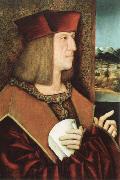 bernhard strigel portrait of emperor maximilian painting